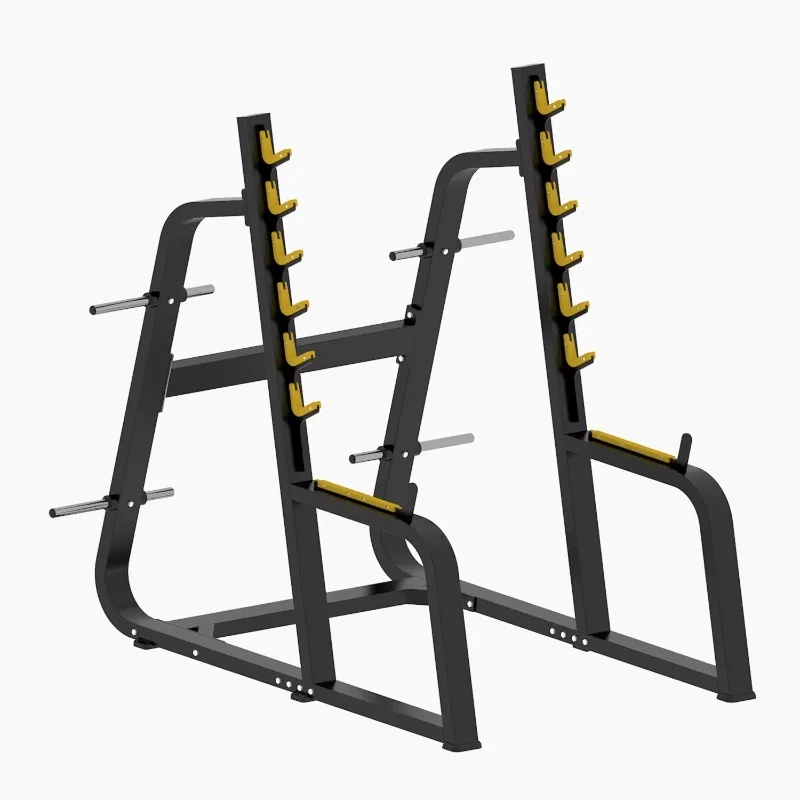 Heavy Squat Rack Barbell Fitness Rack Bench for Weight Lifting and Strength Training