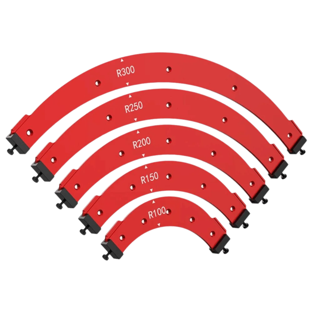 Aluminium Alloy Round Corner Radius Templates R100 R150 R200 R250 R300 Precision Corner Routing Guide Arc Angle Positioning