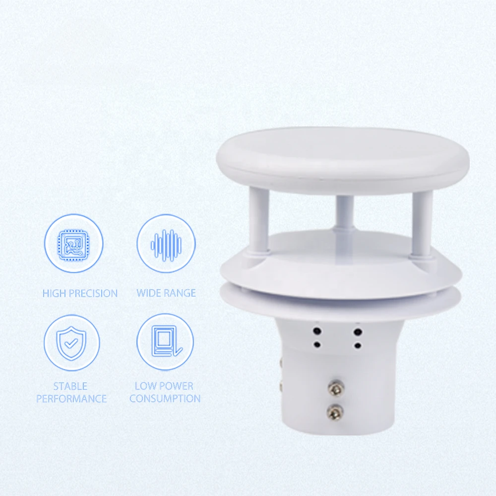 Good Quality Piezoelectric Rainfall Sensor for Rain  Modbus RS485 Weather Gauge