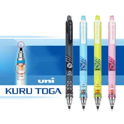 Lápiz mecánico Uni Kuru Toga, 0,5mm, rotación de plomo, Mechanicsl, M5-450T, negro, azul, rosa, papelería japonesa, lápices bonitos, 1 unidad