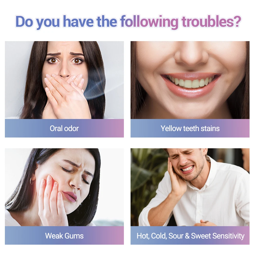 معجون أسنان لتبييض الأسنان يزيل بقع الشاي والقهوة والنبيذ بشكل فعال معجون أسنان منعش للأسنان الحساسة 3 عبوات #6