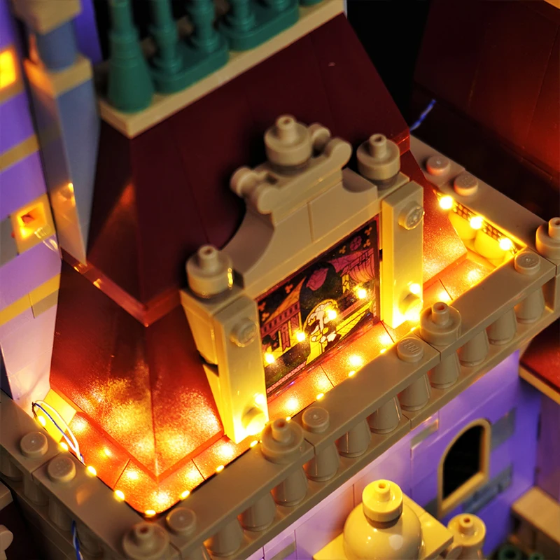 Universele verlichtingsset voor Lego 43263 (alleen led-licht, zonder blokken model) Flexibele en heldere verlichtingsoplossing