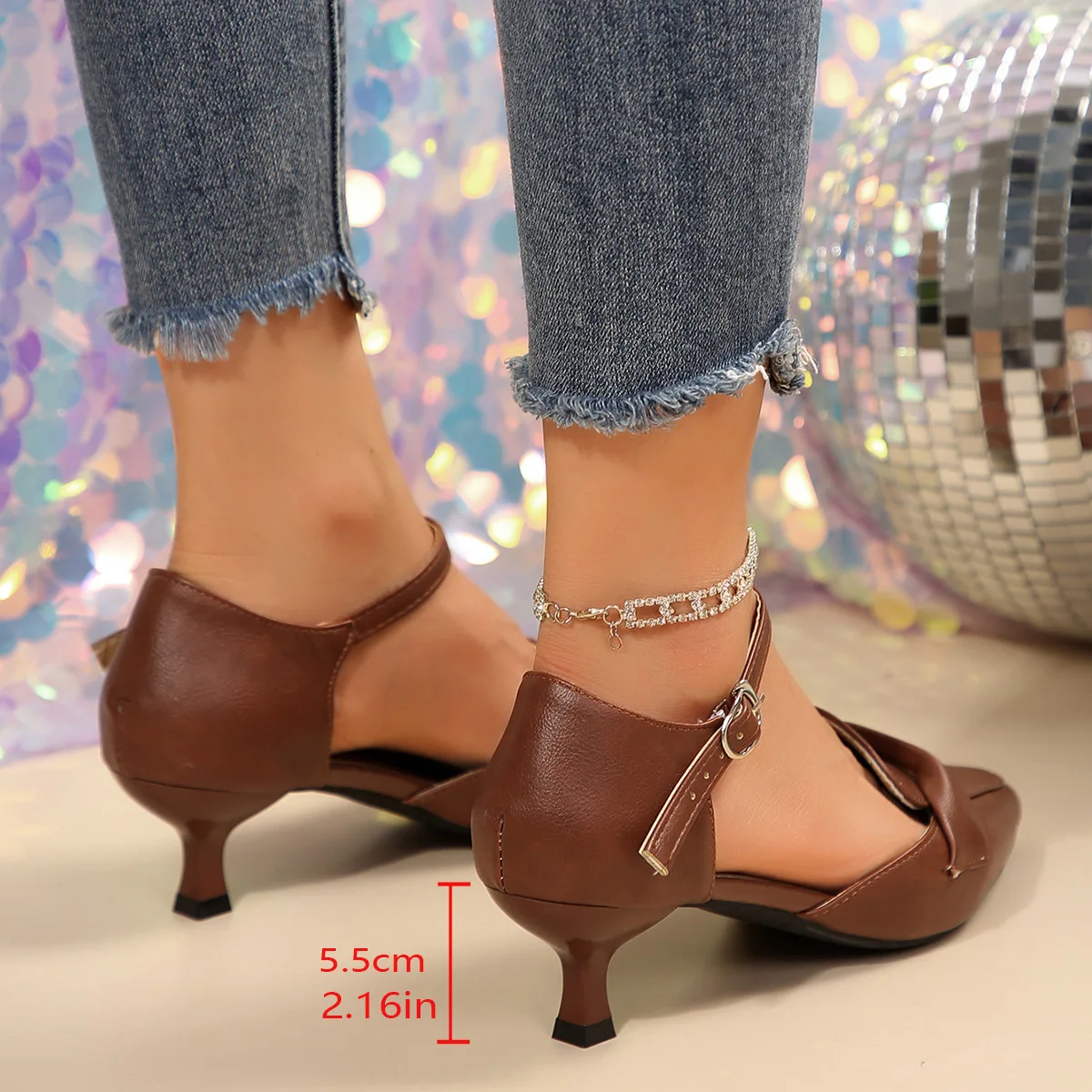 

Сексуальные модельные свадебные туфли на каблуке для женщин, сандалии с ремешком на щиколотке, босоножки на высоком каблуке с открытым носком, женские туфли-лодочки на очень высоком каблуке с пряжкой