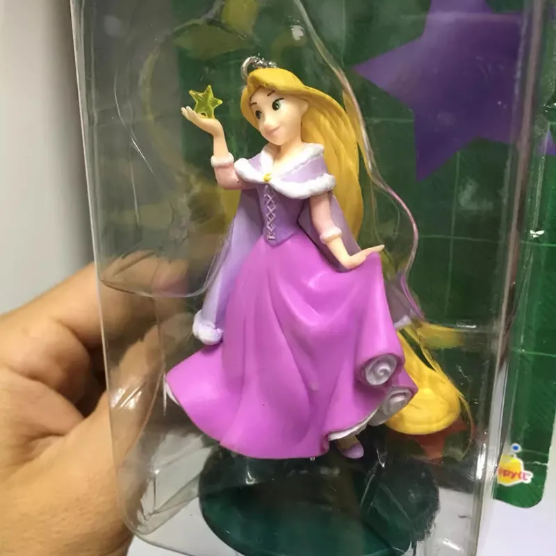 1piece  8cm disney vánoce přívěsek ruční sníh bílá kněžna arlo kněžna spací krása kněžna dlouhé vlasy kněžna