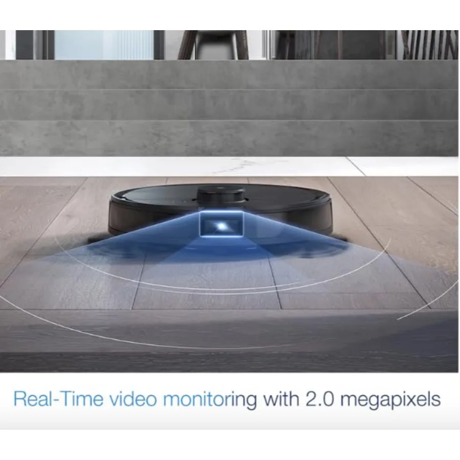 T8 AIVI Vacuum & Mop Robot with Advanced Laser Mapping and AI Object Recognition & Avoidance - Black(Renewed)