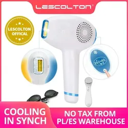 Lescolton 3 en 1 depilación IPL hielo frío depiladora láser permanente para casa Bikini Trimmer eléctrico Photorejuvenation Depilador