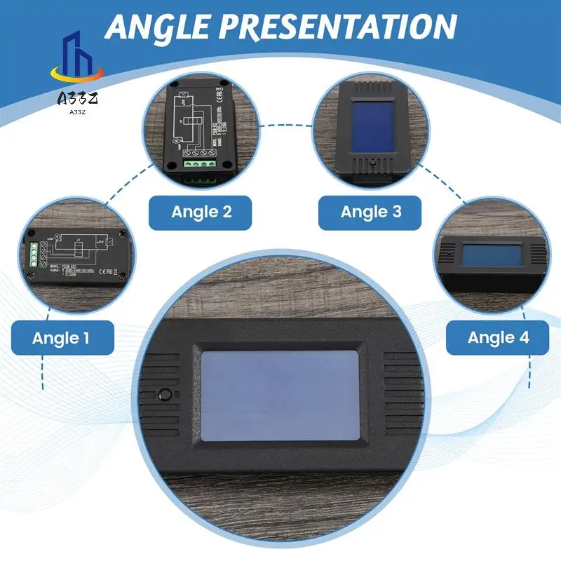 

A33Z-Newest AC 6In1 220V 100A Single Phase Digital Panel Amp Volt Current Meter Watt Kwh Power Factor Meter With Coil CT