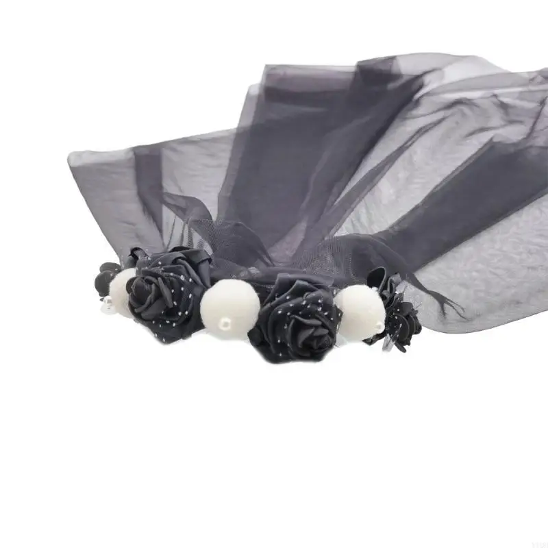 

Повязка на голову со страшной розой для невесты-призрака, украшения на Хэллоуин, тематические вечеринки