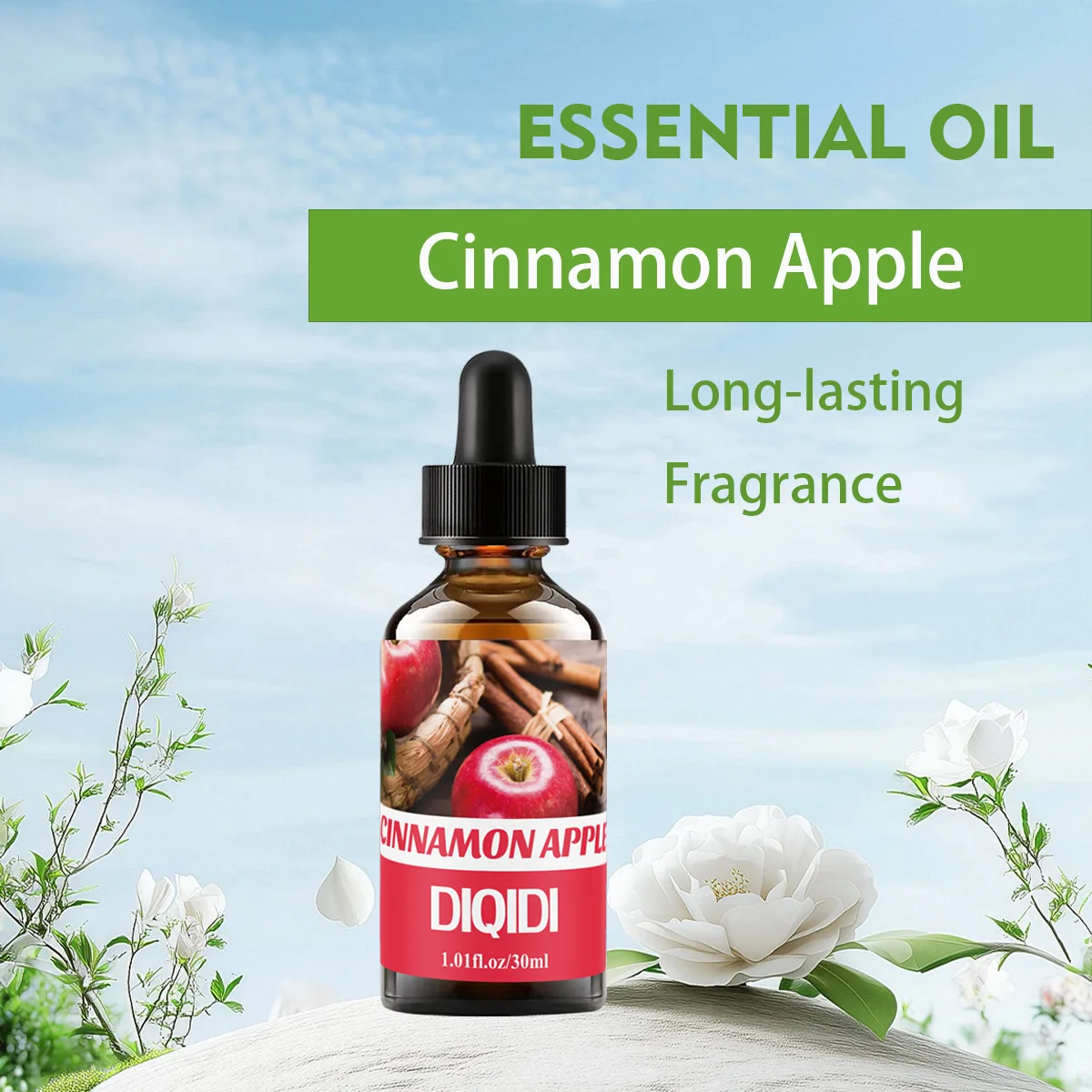30ML Fruit essential oil, cinnamon apple, strawberry, cherry, peach,orange essential oil, fragrance essential oil Multifunctiona