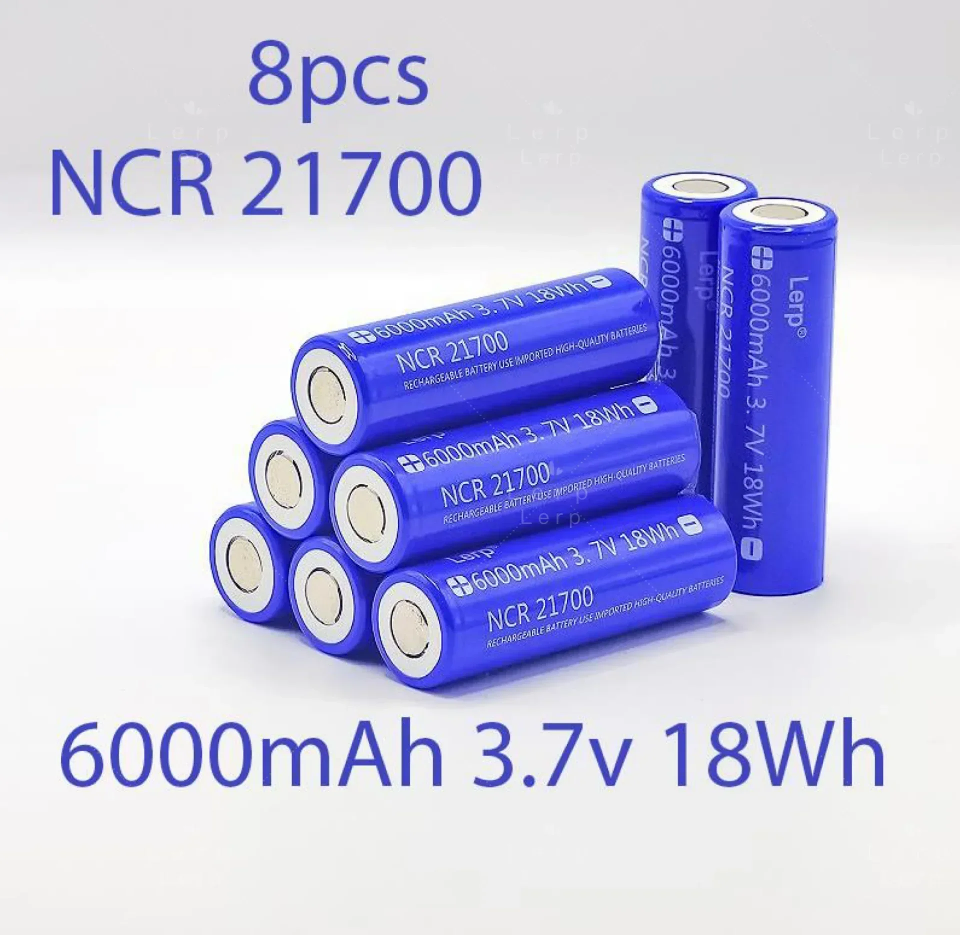 New 2024- Three element rechargeable lithium battery, large capacity lithium-48S, 3.7V, 6000mah, 21700, 9.5A, discharge rate 2C