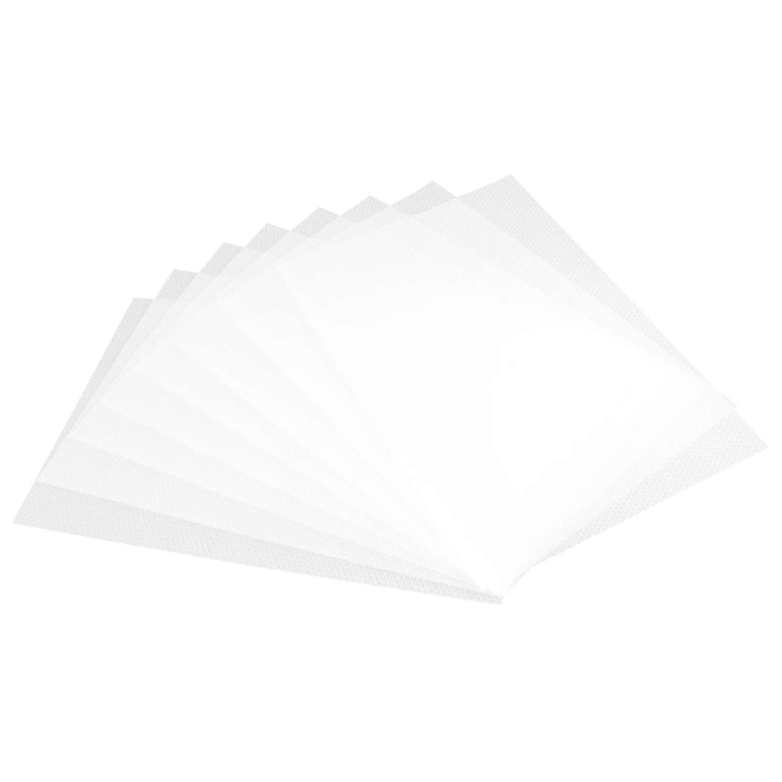 

8pcs EVA Ice Placemat Shelf Liner Fridge Mat Refrigerator Waterproof Non Slip Washable Reusable Kitchen Storage Organizer