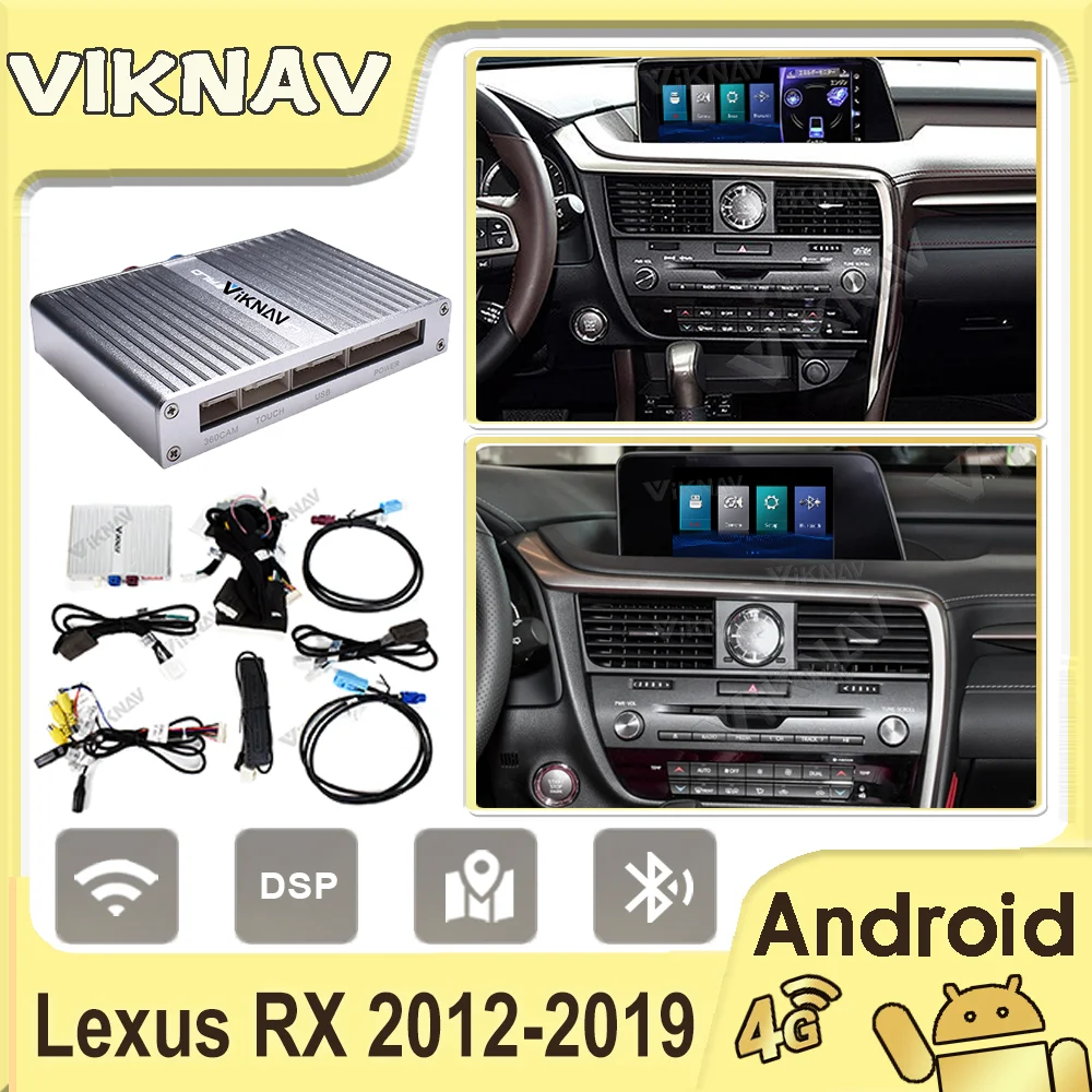 

Android Auto декодер для Lexus RX 2012-2019 Linux интерфейс Mirror Link беспроводной Carplay AirPlay головное устройство