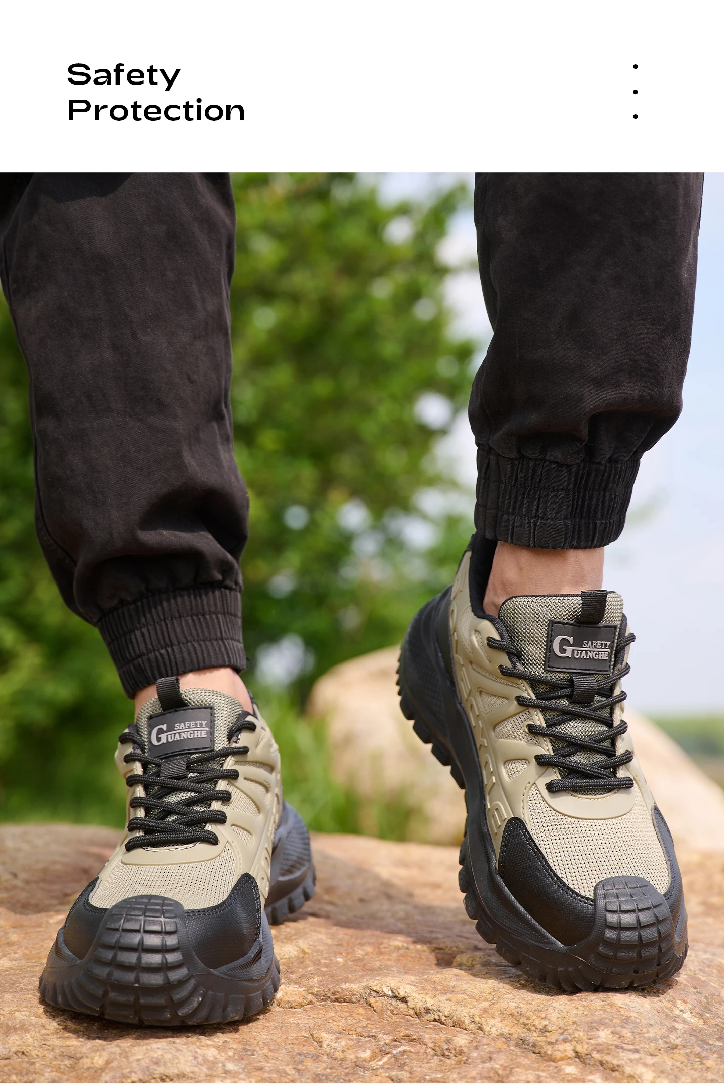 Modische Arbeitsschuhe für Männer, Arbeitssneaker, stoßfest, durchtrittsicher, unzerstörbare Schuhe, Sicherheitsstiefel, rutschfeste Herrenstiefel – Detail 22