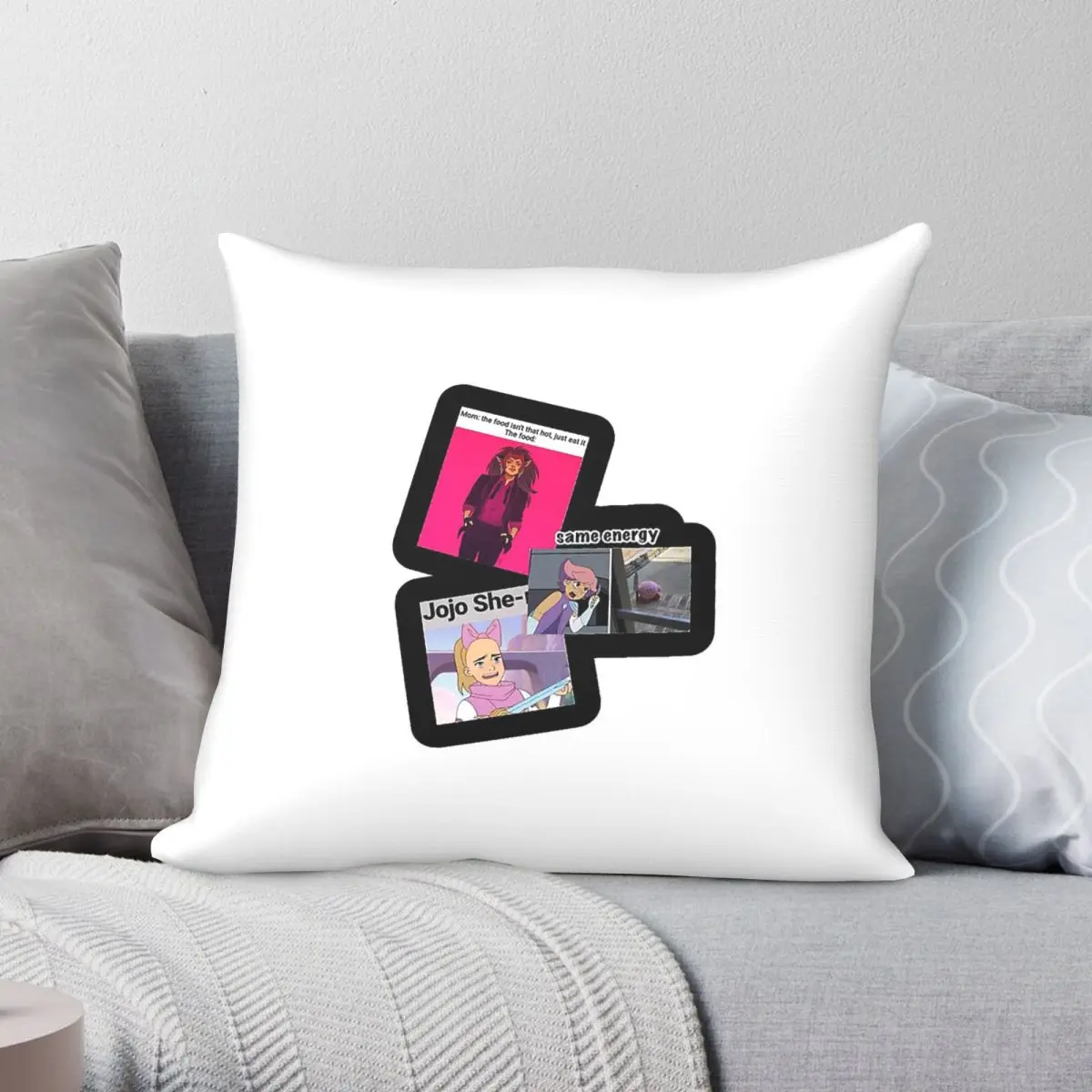 She-Ra Princess Of Power Meme Square Pillowcase Polyester Linen Velvet Pattern Zip Decorative Pillow Case Bed Cushion Cover