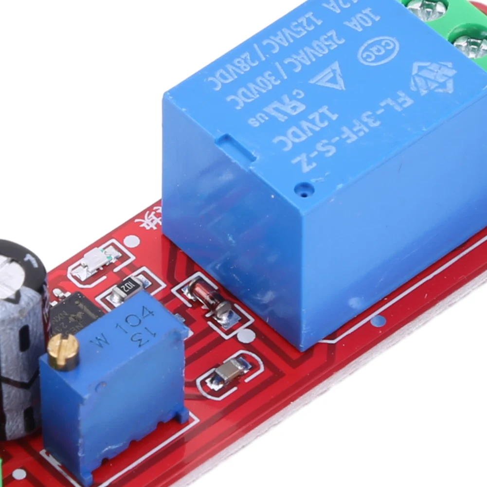 NE555 Timer Control Switch Car Relays 0~10S Car Start Delay Switch Board 5/12V Pulse Generation Duty Cycle Electronic Components - view 5