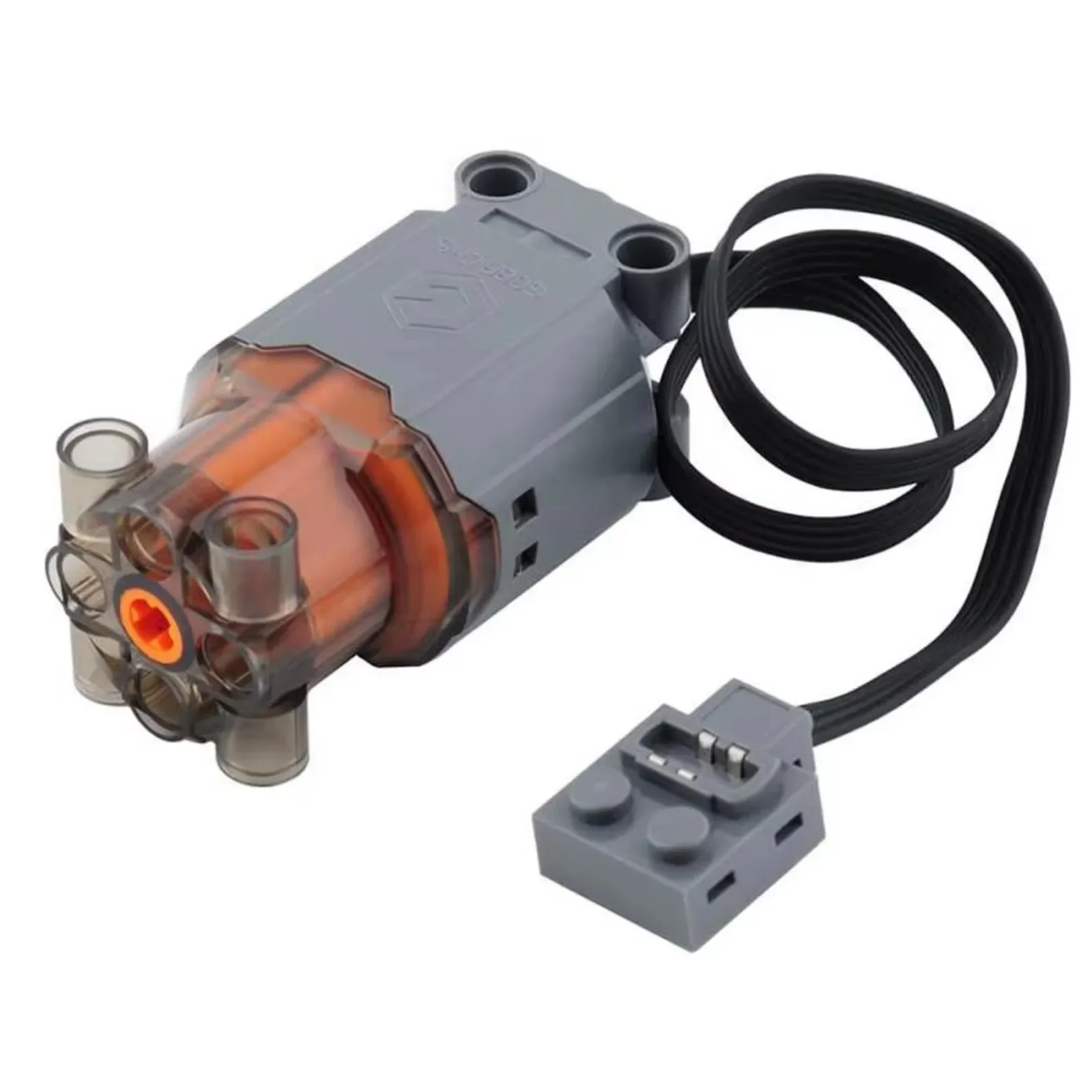 2 uds molde King Motor L grande negro furioso versión mejorada funciones de potencia MOC bloques de construcción técnicos ladrillos juguete 88003