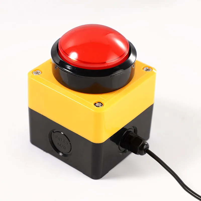 Portable USB Custom Function Button Simulate Space Enter Key Computer Quiz Lottery Controller