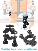 Aluminum Bicycle Bracket Phone Holder Handlebar Tube Rod Clip for Gopro 13 Insta360 OSMO Action 5pro Pocket3 Sports Camera Stand