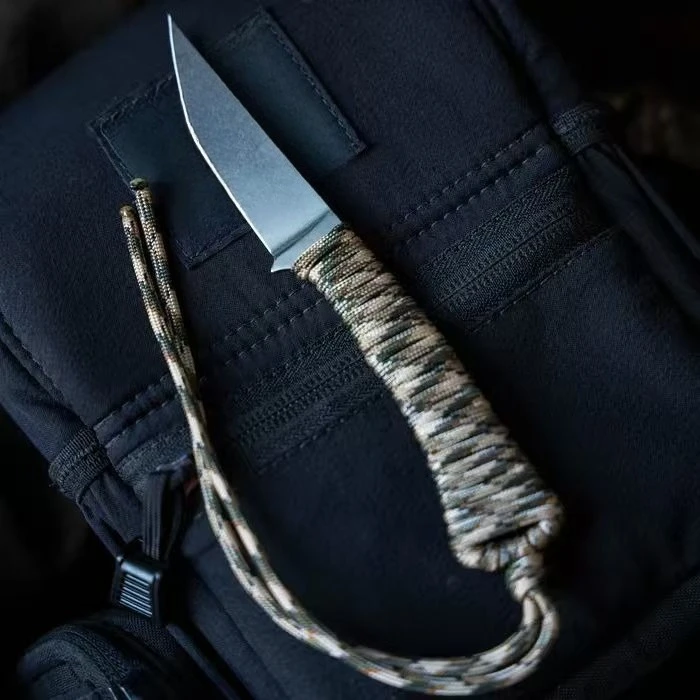 

Карманный EDC тактический охотничий боевой нож для защиты, нож для выживания в дикой природе, 440C, лезвие, прямой нож для кемпинга, рыбалки