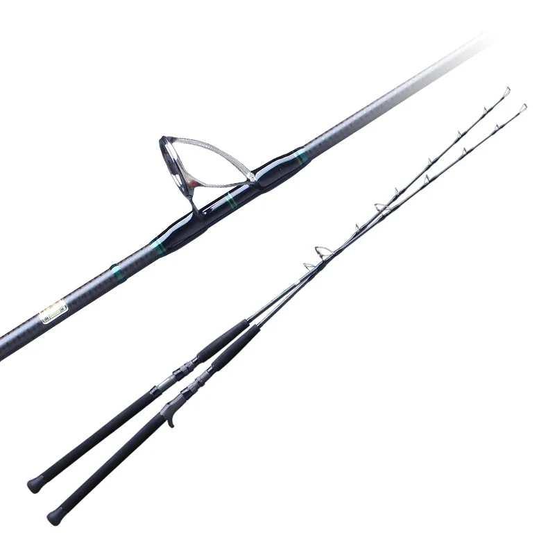 Ecooda Black Zoom Jigging Rod Fuji SIC Guides Carbon Jigging Rod 29kg Drag PowerJigging Master Rod