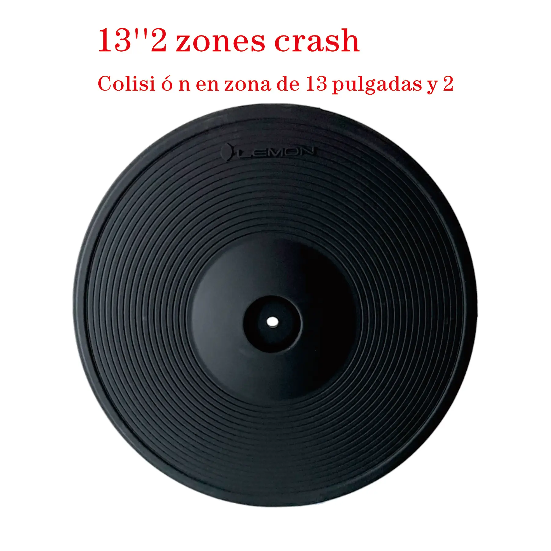 Imagem -02 - Limão Crash Prato com Choke Dual Zone Bateria Eletrônica Passeio 13