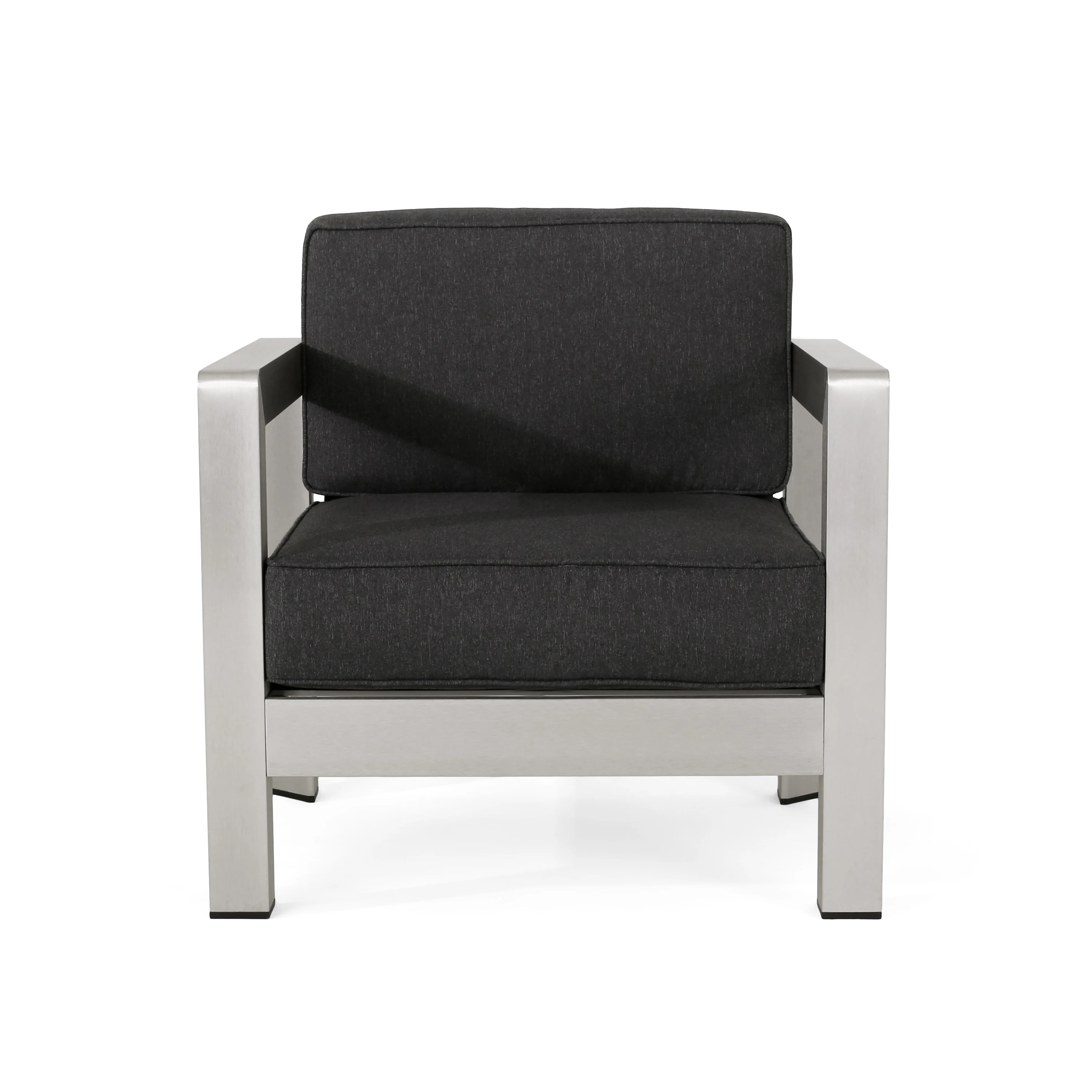 Luxurious Aluminum Outdoor Club Chair with Deep Seating and Low-Profile Design