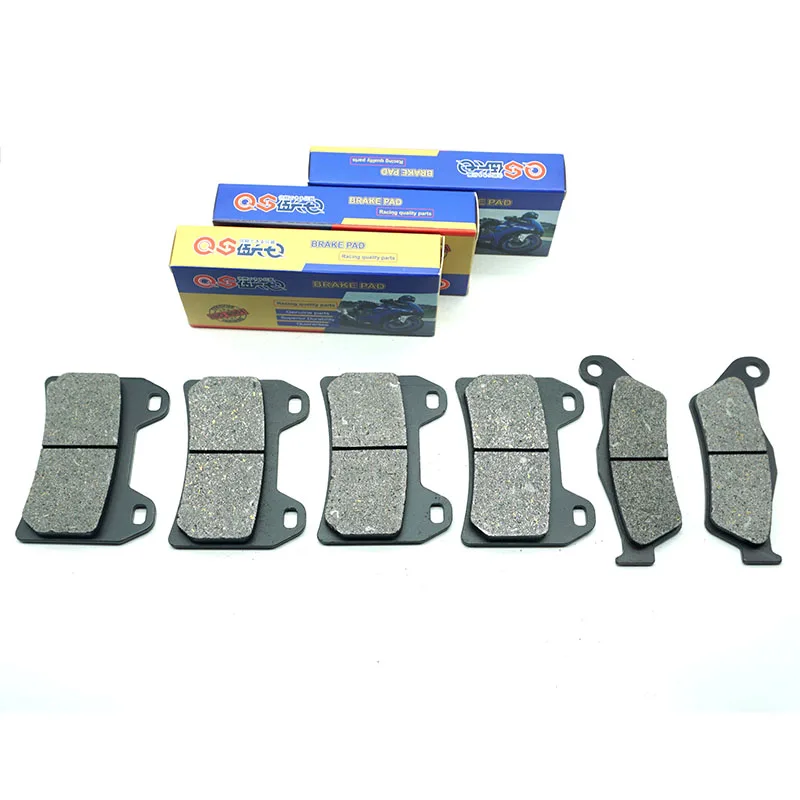 Motorcycle Front Rear Brake Pads for MOTO-GUZZI Norge GT8V 2010-2013 Stelvio 1200 8V 2009-2014 NTX 2009-2011