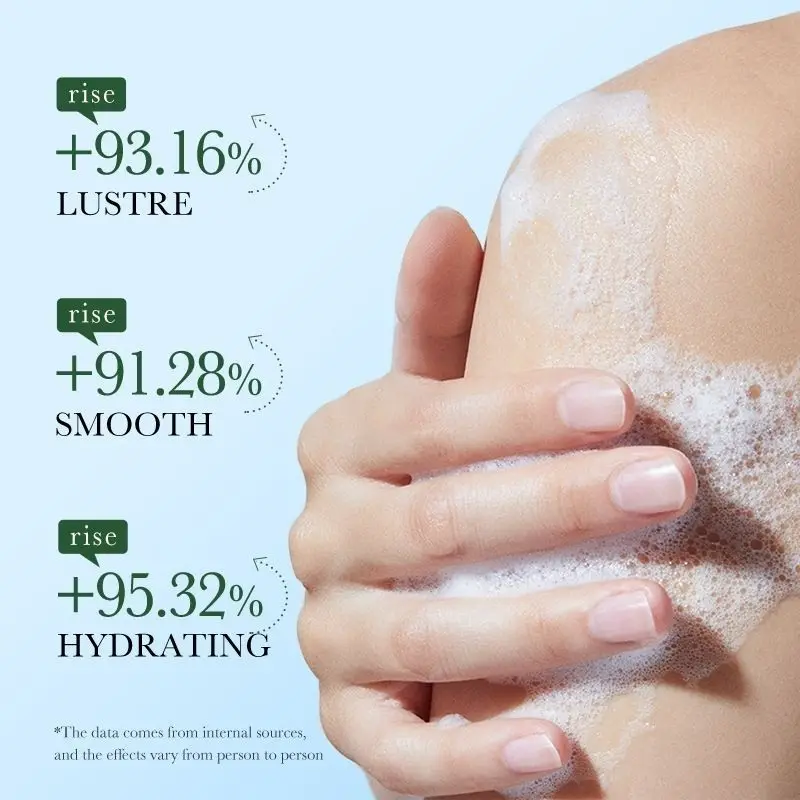 Coconut Creamy Lemon Brightening Body Scrub Wash, Deeply Moisturizing Exfoliating Shower Gel for Glowing Radiant Skin Tone