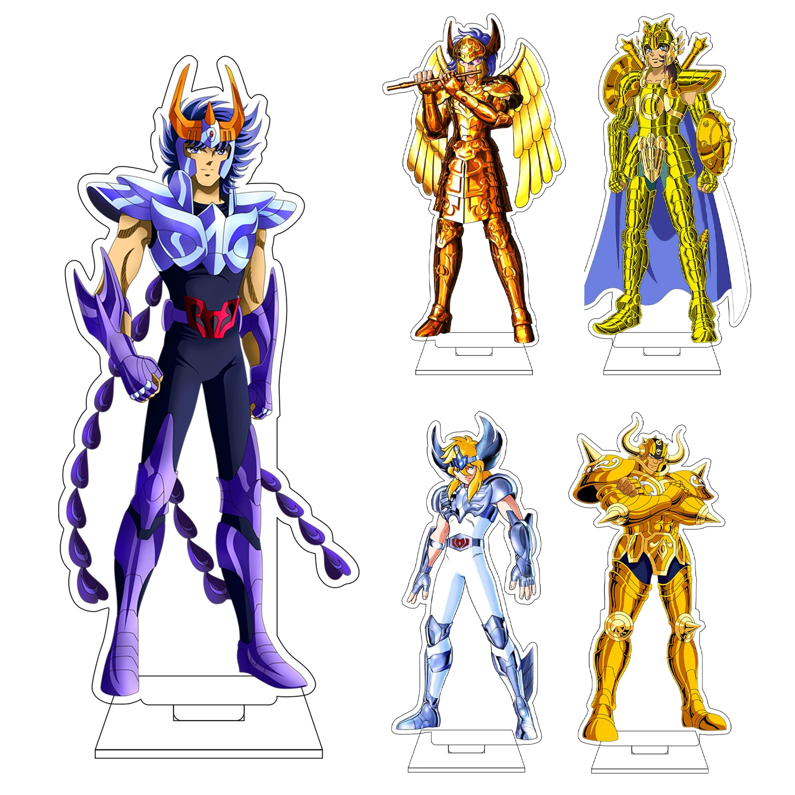 16CM Anime Saint Seiya Cosplay Acryl-Figur Standfigur Misty Shaina Marin Ornamente Geschenke