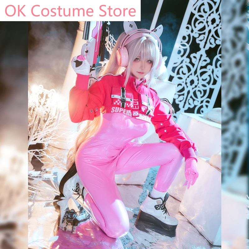 Anime!Game NIKKE The Goddess Of Victory Alice Jumpsuits Lovely Uniform Cosplay Costume Halloween Party Outfit Women S-XXL