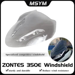Motorcycle Sport Wind Deflectors Windshield Windscreens Viser Visor Accessories For Zontes 350e E350 350E 350 E ZT350E ZT350T-E