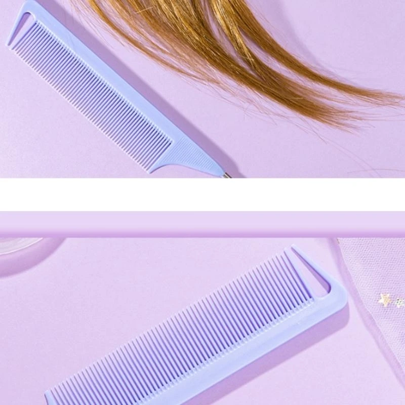 Anti-Static Carbon Fibre Tail Comb - Heat Resistant - close-up view