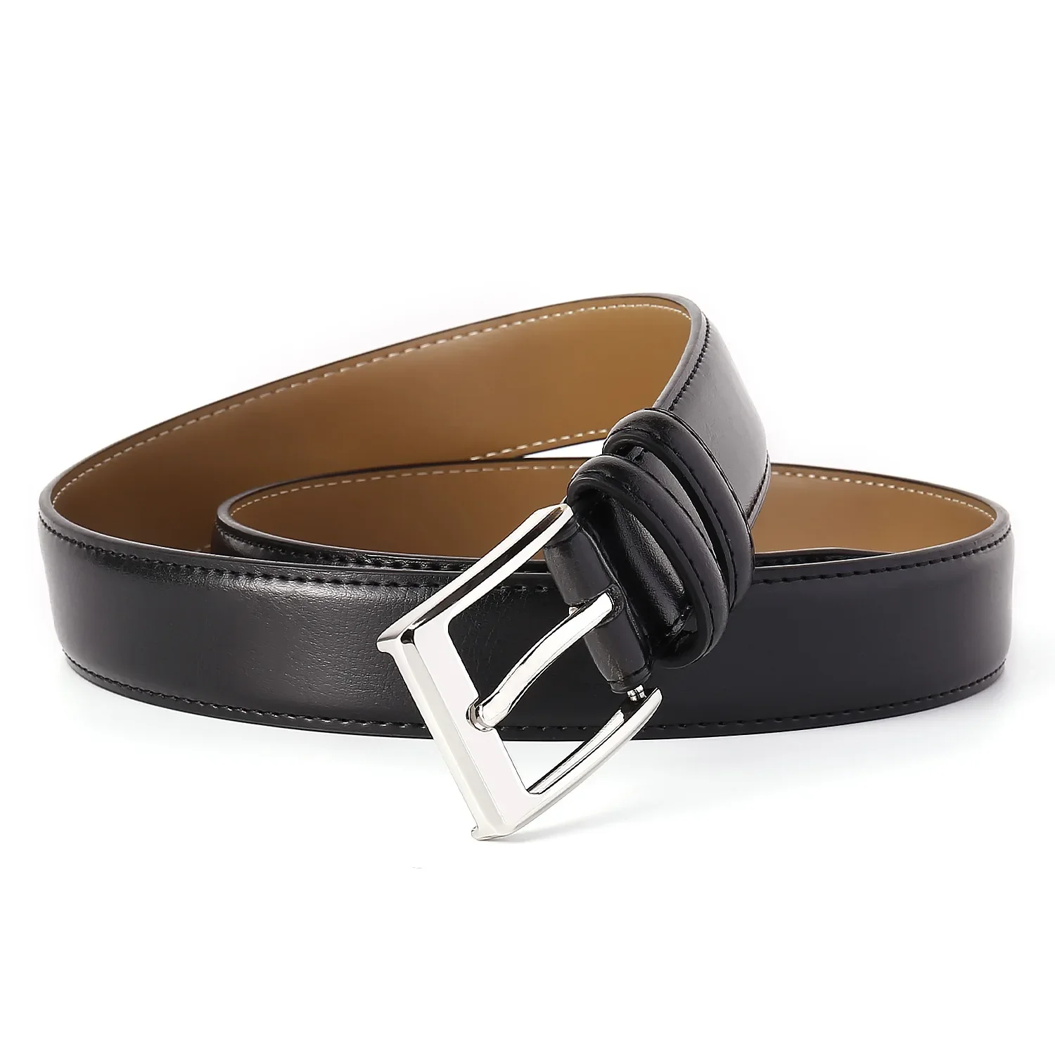 

Mens belts Genuine leather belt Refined gentleman's leather waistband gifts for men