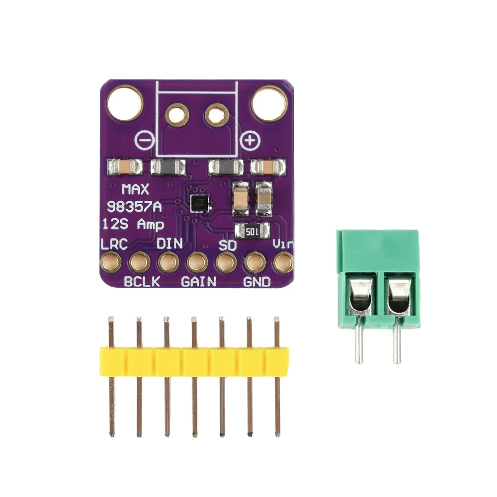 Módulo amplificador de Audio MAX98357 I2S/BGA, amplificadores de Audio, placa amplificadora Clase D sin filtro para Raspberry Pi ESP32