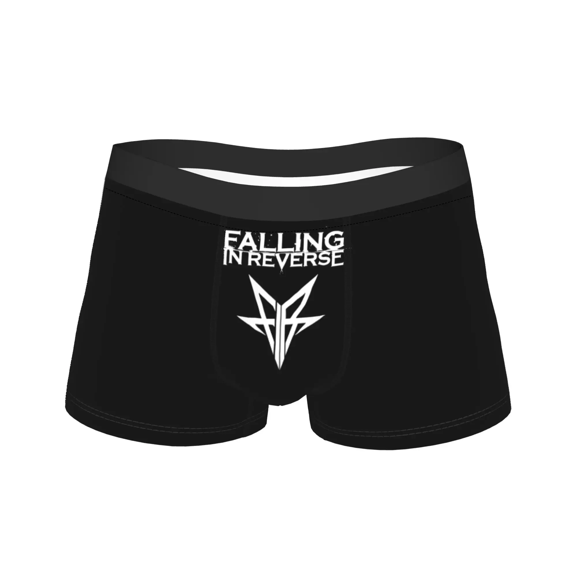 

Falling In Reverse Rock band metal music Merch Boxers Briefs Novelty Underwear Boxer Underpants Gag Gifts For Men