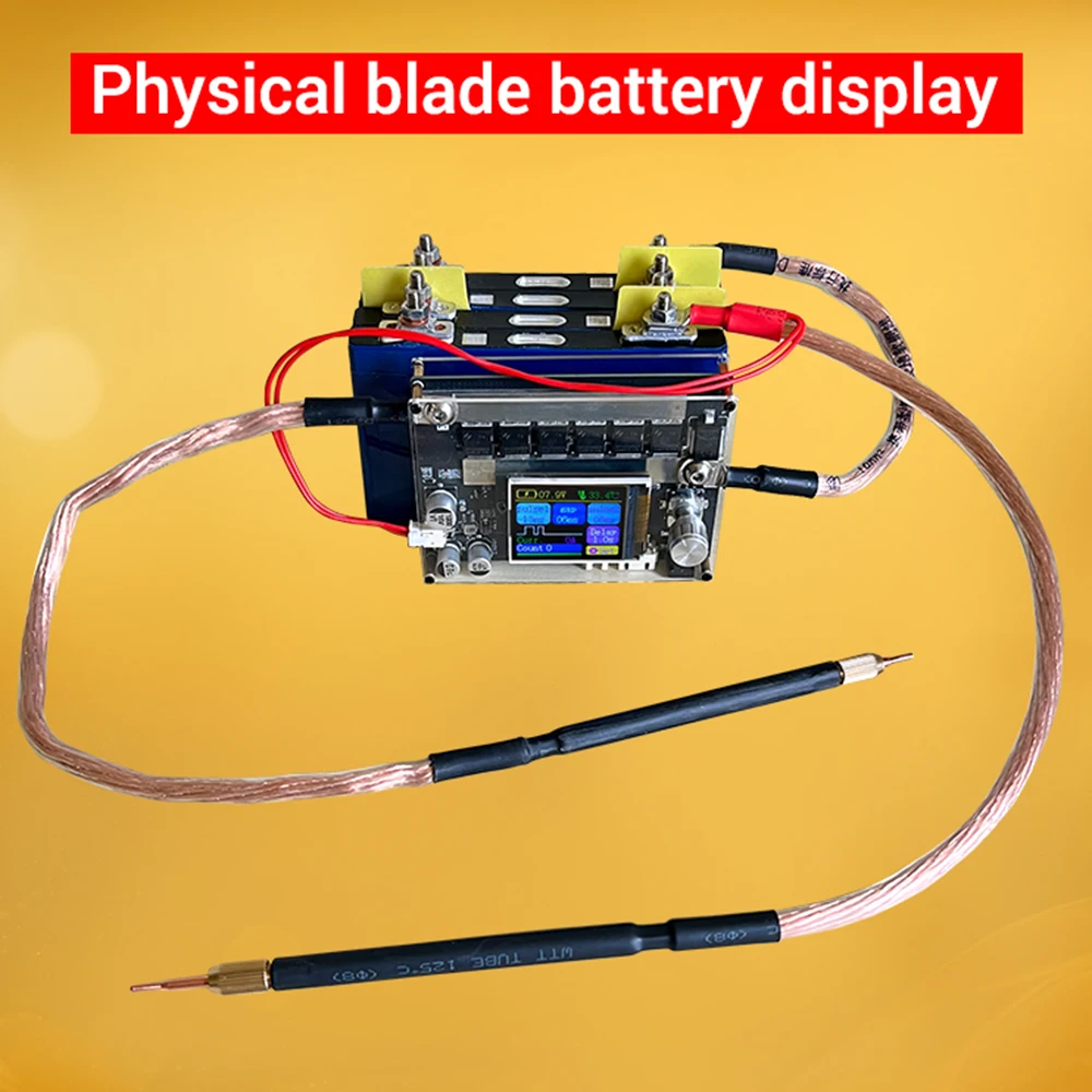 Máquina portátil do soldador do ponto de bluetooth ZK-XW2 3000a com 1.8 "display colorido para 18650 bateria tira de níquel/soldagem da tira de aço
