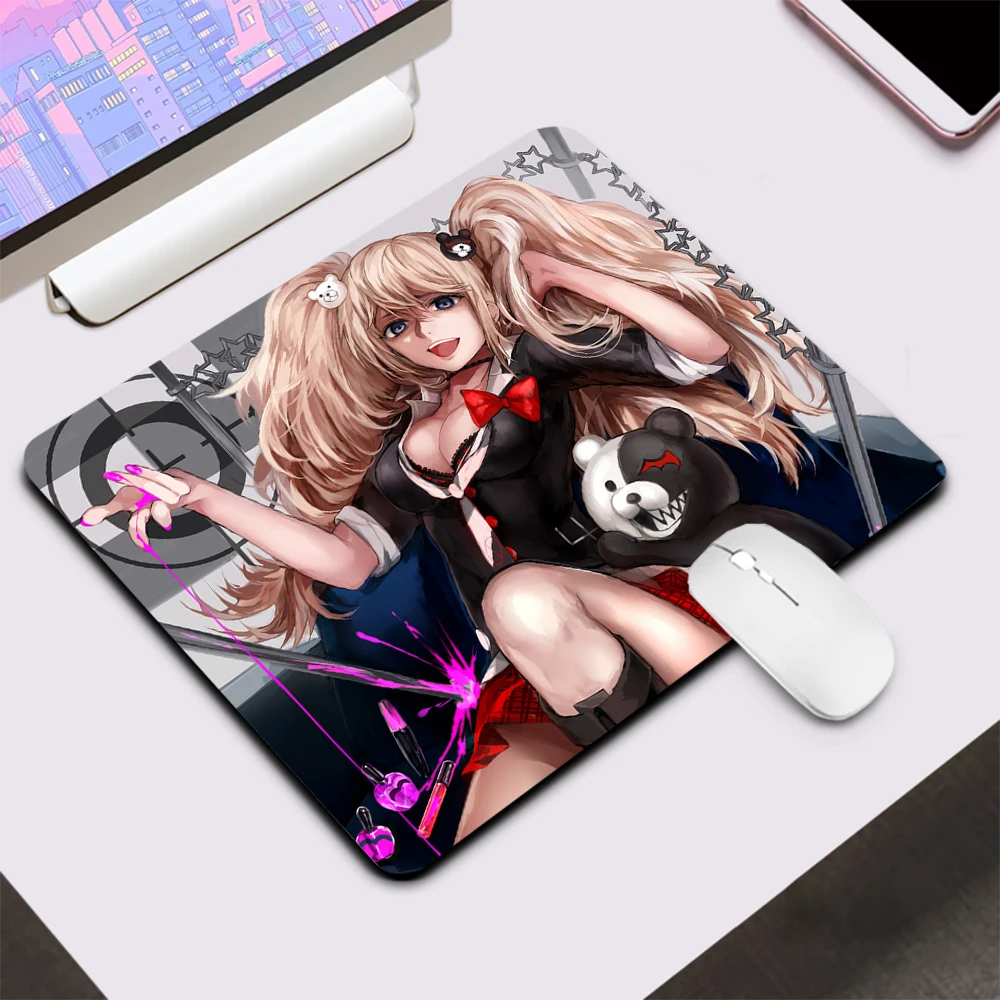 Danganronpa Monokuma Small Gaming Mouse Pad Computer Office Mousepad Keyboard Pad Desk Mat PC Gamer Mouse Mat Laptop Mausepad