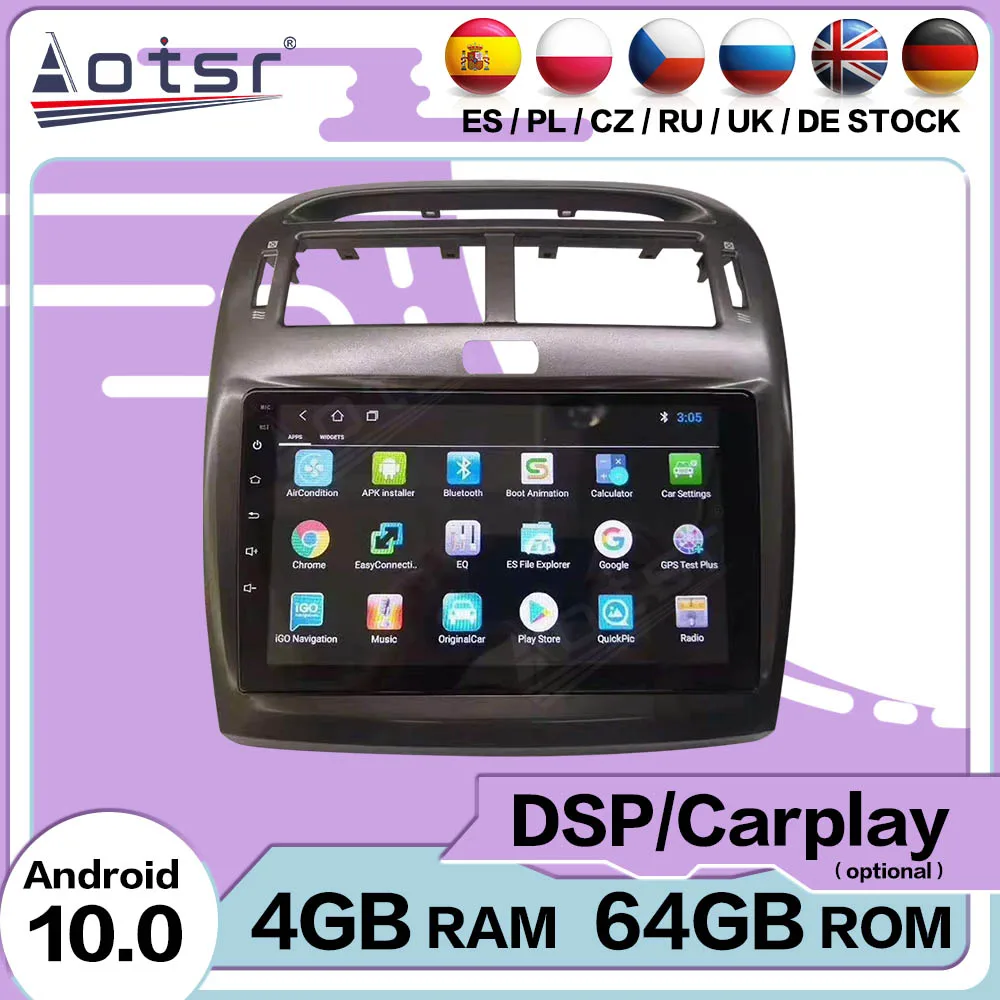 Android 10 For Lexus LS430 XF30 LS 430 2000-2006 For Toyota Celsior XF30 TS10 Car Radio Multimedia Player GPS Navigation Stereo