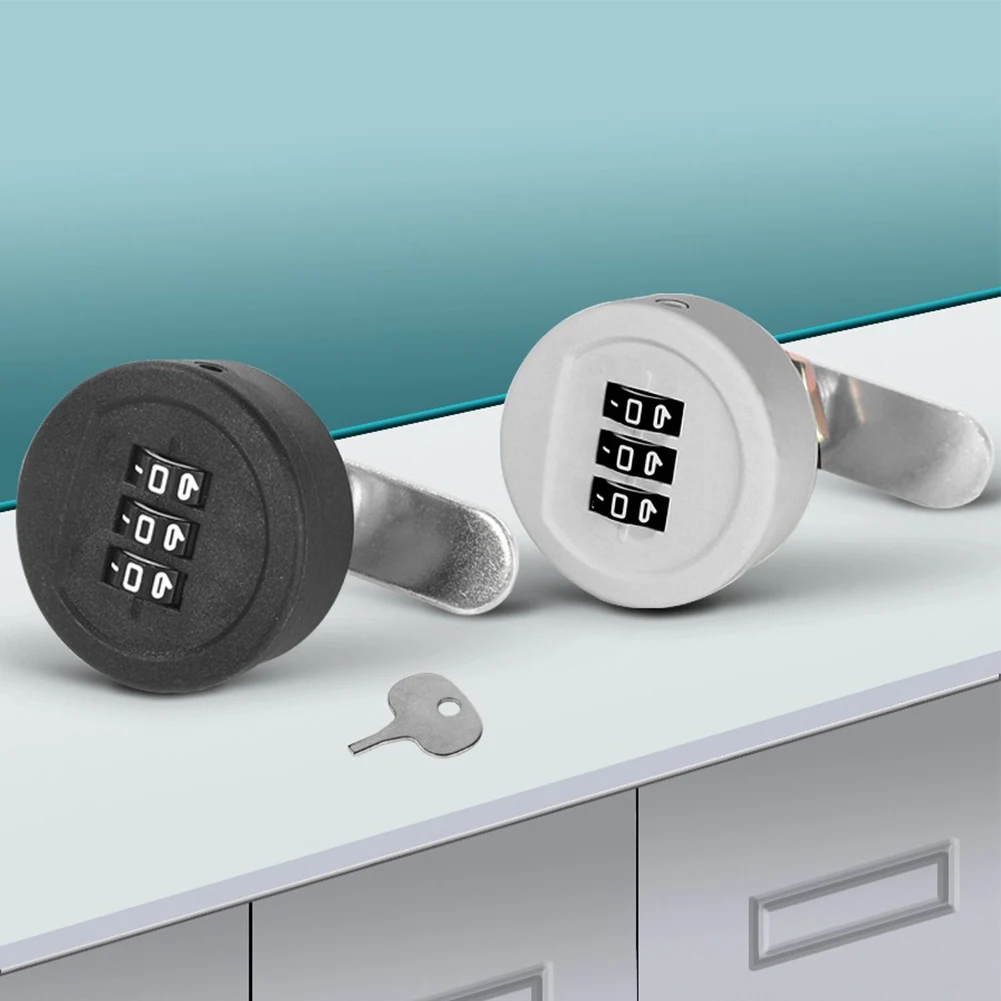 Cabinet Drawer Password Lock Cam Lock Office File Cabinet Mailbox Combination Code Lock Anti-theft Furniture Tongue LockHardware