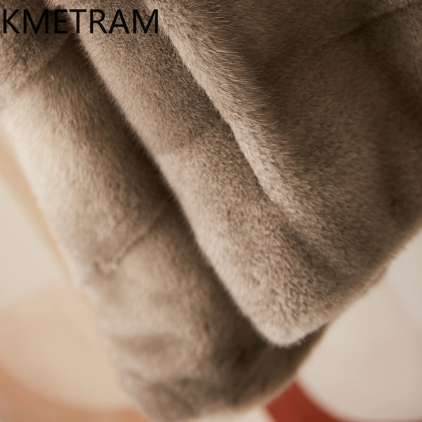 KMETRAM 100% vêtements de fourrure de vison pour femme col en v manteau de fourrure véritable vêtements d'hiver courts 2025 nouveau dans les vêtements d'extérieur manteaux hiver femme