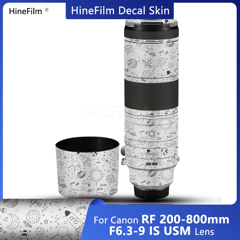 

For Canon RF200-800 / 200800 Lens Sticker Decal Skin Wrap Cover for Canon RF200-800mm F6.3-9 IS USM Lens Sticker Cover Film