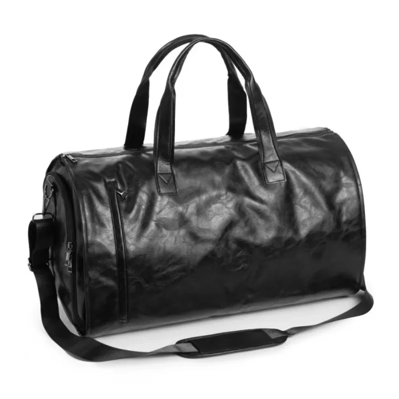 2025 New Convertible Travel Handbag PU Clothing Luggage Bag Men's and Women's Business Luggage Multi functional Overnight Bag