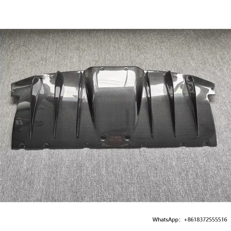 

XingTrue Carbon Fiber V-style Rear Diffuser For Ferrari 458 Body Kit Front Bumper Edge Side Skirt Spoiler Lampshade