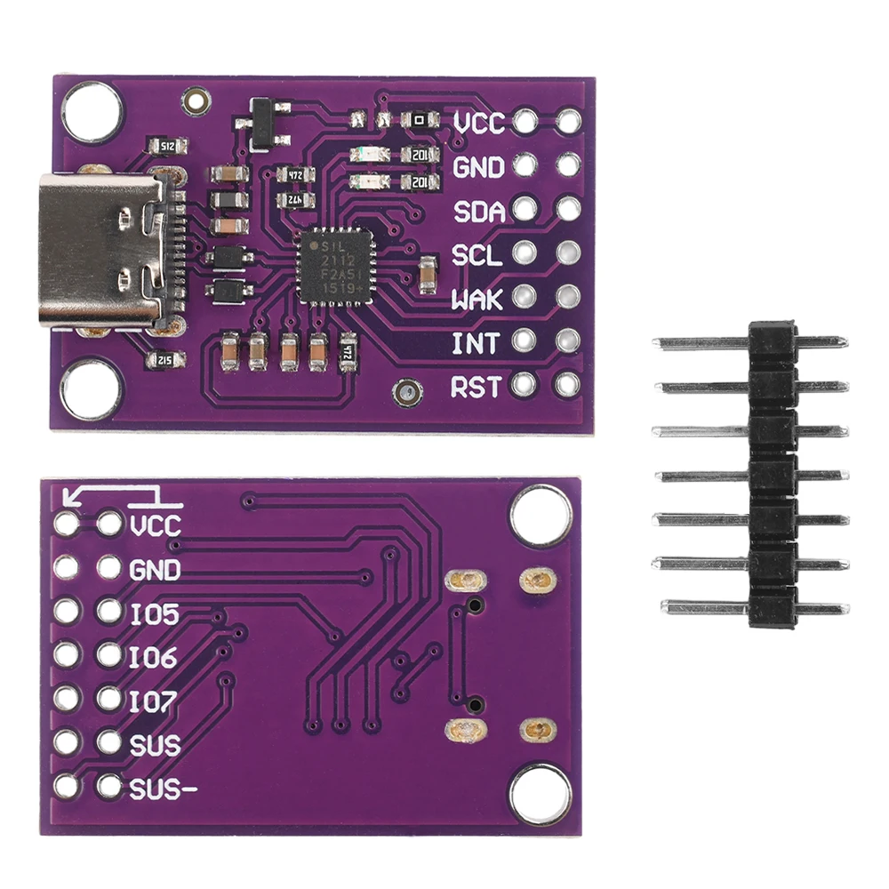 CP2112 module USB to SMBus/I2C USB to I2C communication module CCS811 debugging board TYPE-C interface