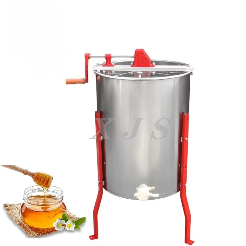 

Honey Processing Machine Honey Centrifuge 4 Frames Manual Honey Extractor