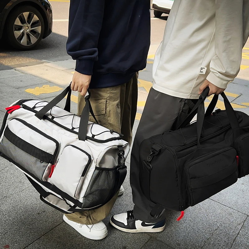 男性と女性の大容量トラベルバッグ、ドライウェット分離、フィットネスバッグ、ヨガバッグ、ハンドバッグ、荷物バッグ