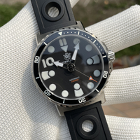 STEELDIVE Official SD1982 Blue Luminous 46.5MM Big Size 25000M Waterproof Sapphire Glass Ceramic Bezel NH35 Mens Dive Watches