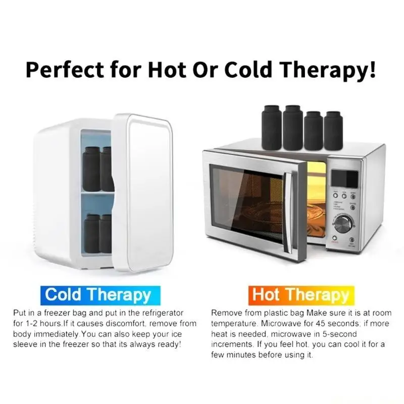 31BE Compressions Pack Hot Toe Finger Gel Ice Pack Finger Ice Sleeves Ice Pack for Finger Thumbs Toe