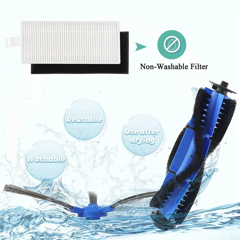 ロボット掃除機の交換,部品,メインブラシ,掃除機の交換,Envac 11s 15c 30c 35cに適しています