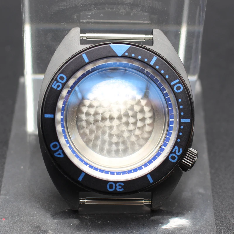

Black 41mm Men nh36 Watch Cases SKX007 SKX009 Parts Sapphire Glass Mod Tuna Turtle For Seiko nh35 nh36 4R36 Movement 28.5mm Dial